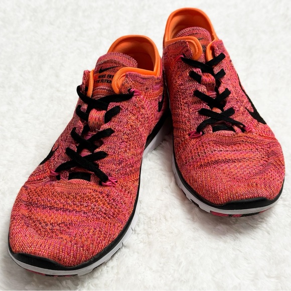 Nike Free 5.0 TR Flyknit Women’s Shoes Size 7.5 Color Citrus - Picture 7 of 16